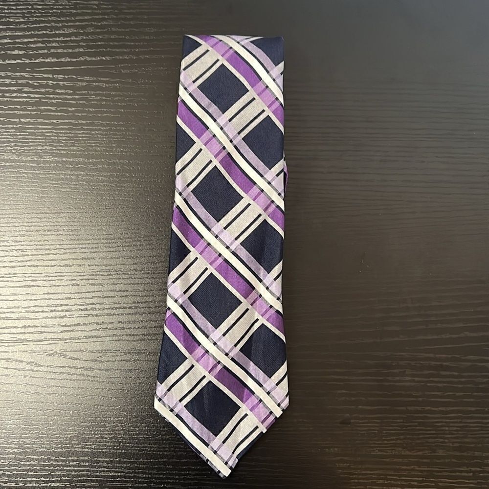 Men's Michael Kors Striped Criss Cross Tie